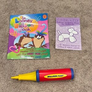 Balloon Sculpting Book Set with Pump